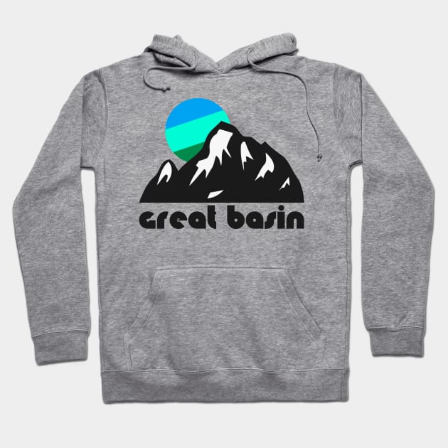 Retro Great Basin ))(( Tourist Souvenir National Park Design Hoodie by darklordpug